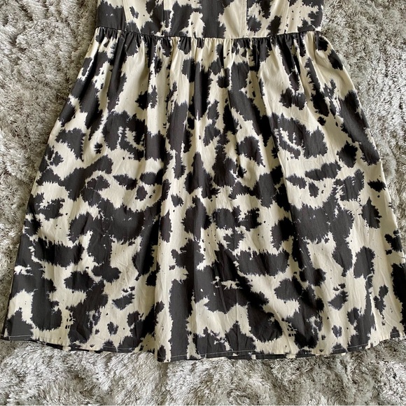 Moda International Black & White Print Dress Size 6 - Picture 8 of 9